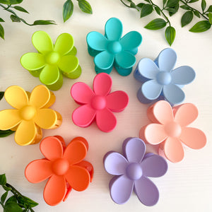 Flower Claw Clips