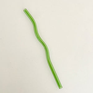 Wavy Glass Straws