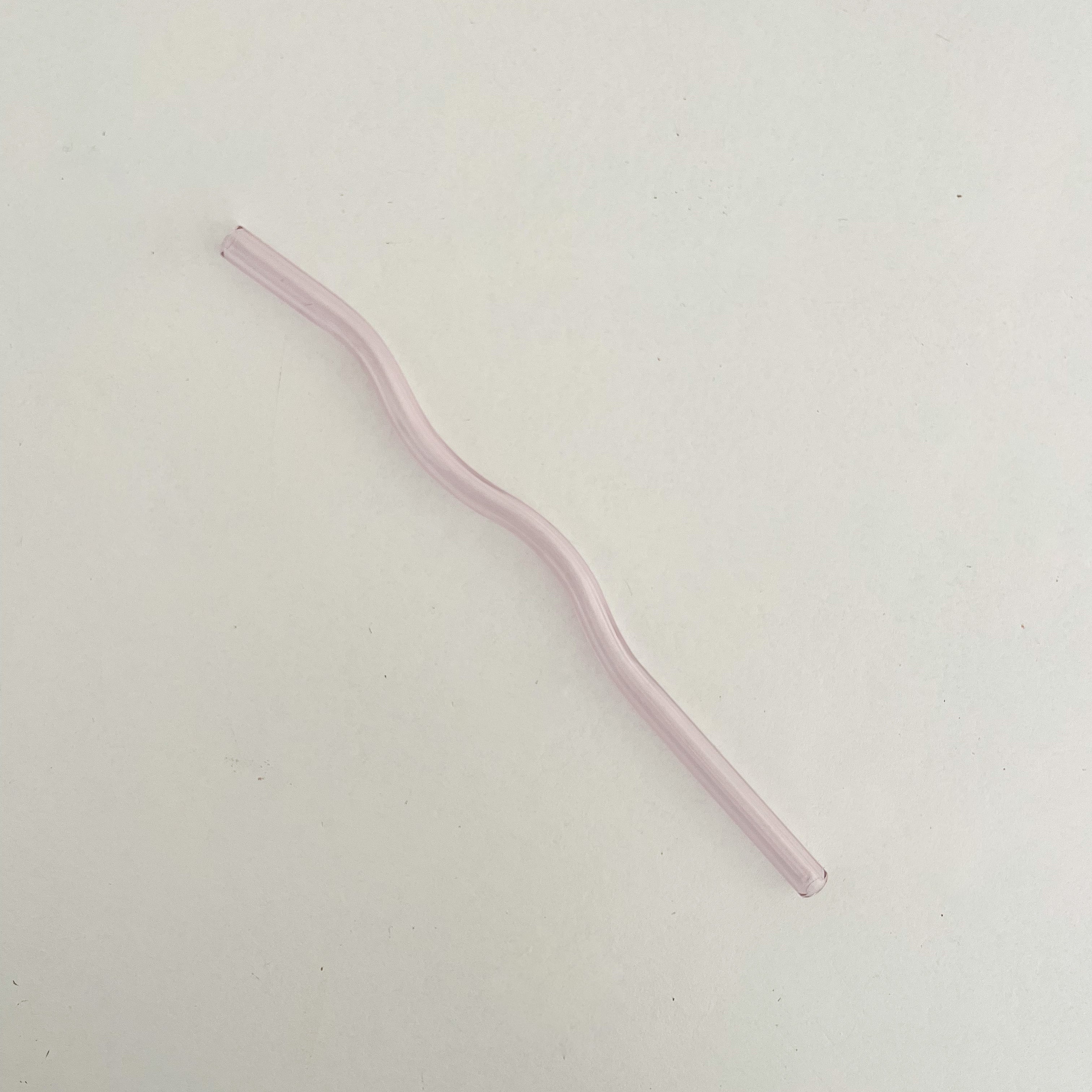 Wavy Glass Straws